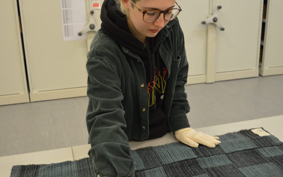 Volunteering at the Warner Textile Archive by Theo