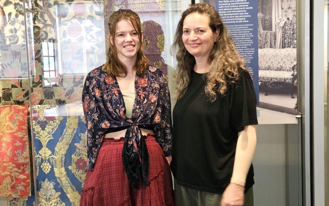 Visit to Warner Textile Archive from Nell Warner